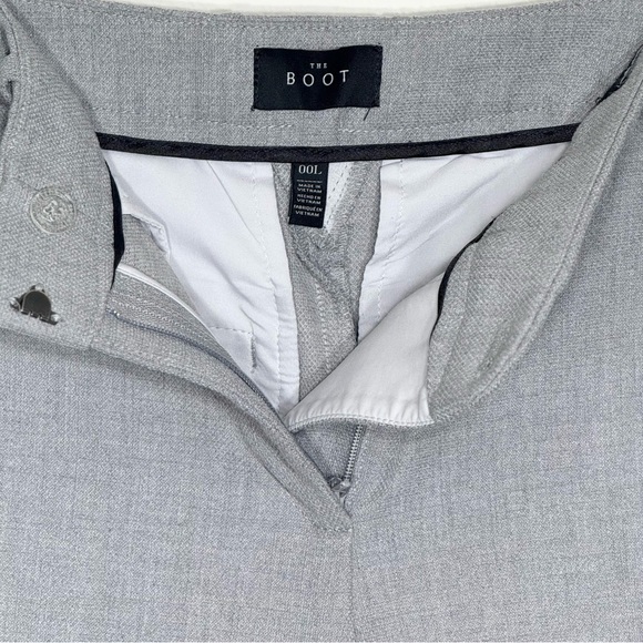 White House Black Market The Boot Gray SailorTrousers Long Fit Size 00L Workwear - Picture 4 of 9